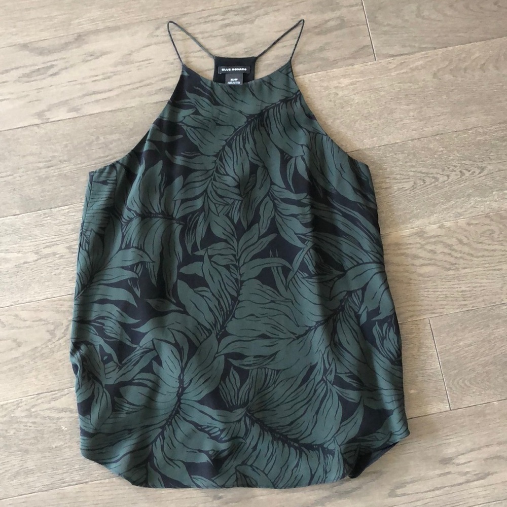 Club monaco tropical print tank